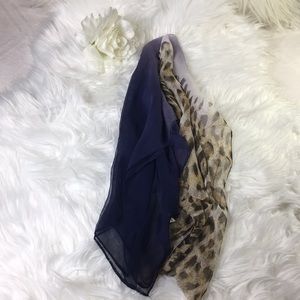 🆕NWT Silk-Like Animal Print Long Sheet Scarf